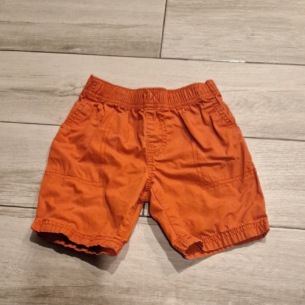 🦔 Carters Vibrant Orange Elastic Waist Shorts🍍